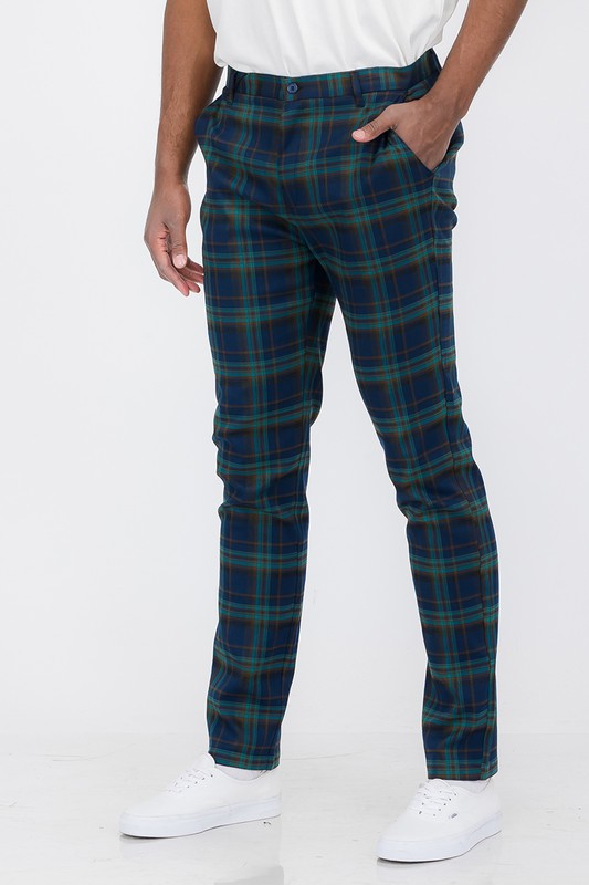 Checkmate Classic Men's Plaid Trousers